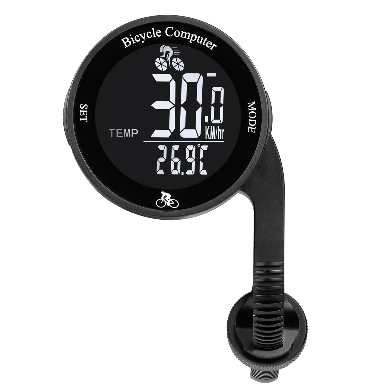 1Pc Waterproof Bycicle Odometer Bike Tachometer Digital LCD Display Speedometer⭐ 