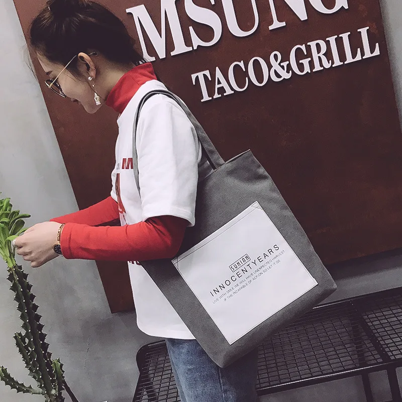 

Washed padded canvas retro fashion women's bags travel shoulder slung student trend ladies