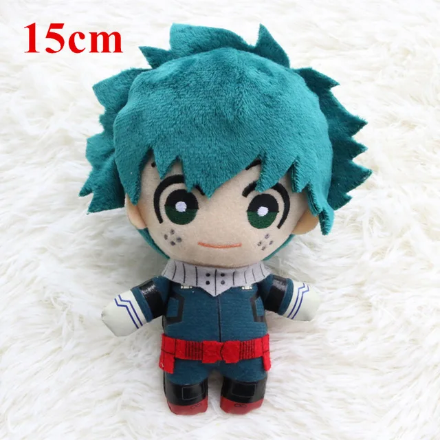 1 шт 15/35 см персонажей из аниме Bakugou Katsuki Todoroki шото haku укрепить плюшевые Boku без Hero Академия подушка - Цвет: green