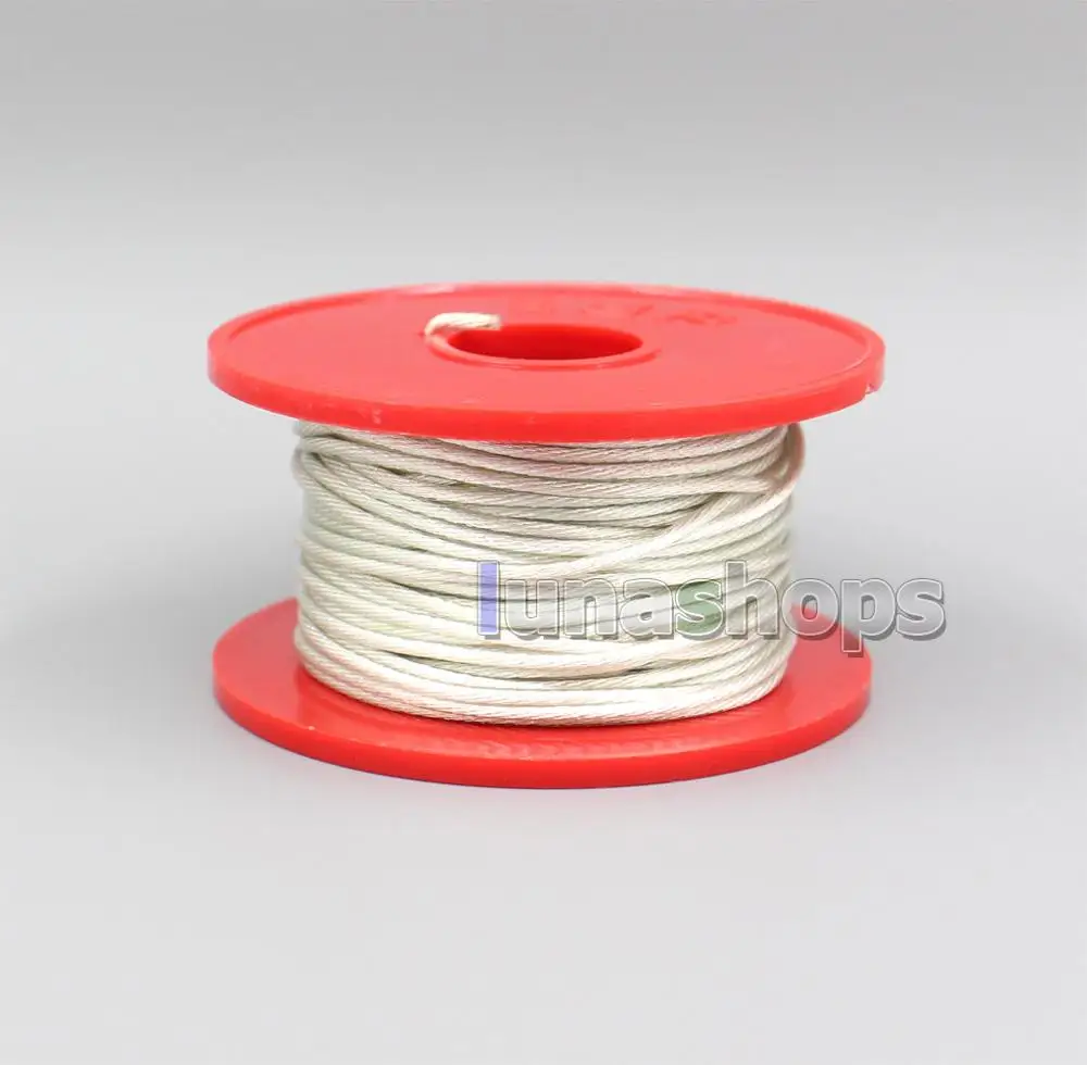 LN006465 Hi-Res 49*0 1 мм невероятно мягкие наушники 99% 7N Pure OCC с медным посеребренным