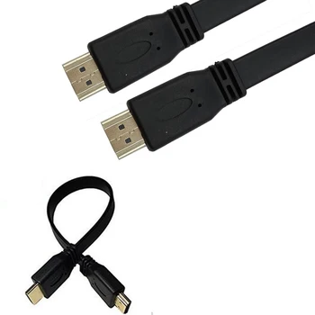 

1FT Flat Slim High Speed HDMI Extension Cable A Male to A Male Cord AM/AM