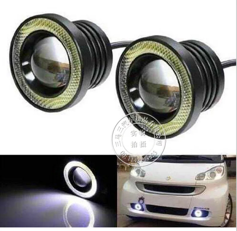 

Car LED Lens 30W Fog Lamp with Cob Angel Eyes Contarex Fog Modification Fish-Eye Fog Lights Daytime Running Lamp 3-Inch