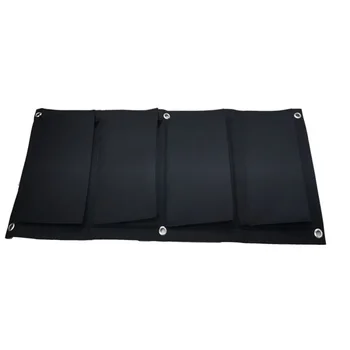 

Durable Vegetable Vertical Growing Wall Hanging Garden 4 Pockets Non-woven Accessories Home Planting Bag Space Saving Black Pots