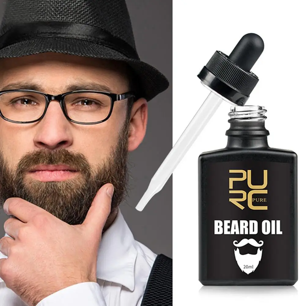Limited Offer of  Natural Men's Beard Care Moisturizing Oil Soft Nursing Essence Pure Plant Formula Beard Care Oil Fo