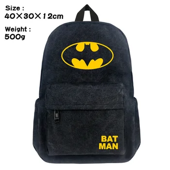 

U.S. drama Marvel Series Batman Superman Captain America Wonder Woman backpack backpack school bag Travel bag