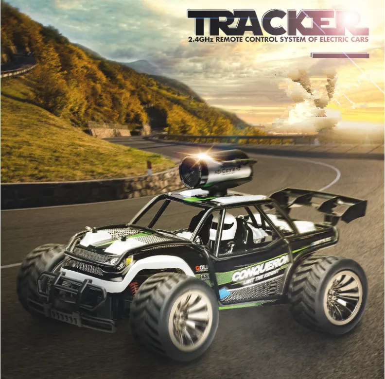 

1:16 scale 2.4G High Speed Remote Control RC car BG1516 WIFI FPV racing car with 720P camera buggy off load car with 2 battery