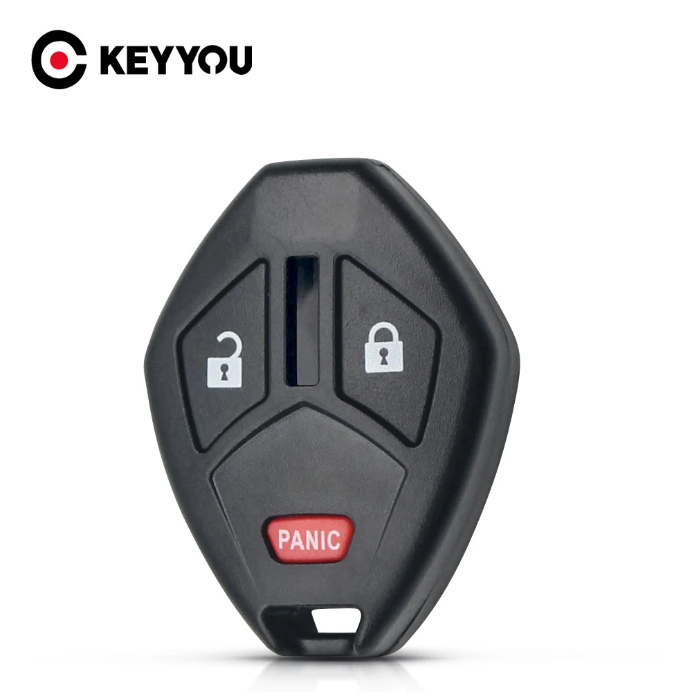 Запасной ключ KEYYYOU 2 + 1 3 кнопки для Mitsubishi Lancer Outlander Endeavor Galant чехол с дистанционным