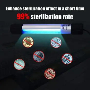 

UV Disinfection Lamp Ultraviolet Sterilizer UV Light Tube Bulb Disinfection Bactericidal Lamp For Home Office Travel