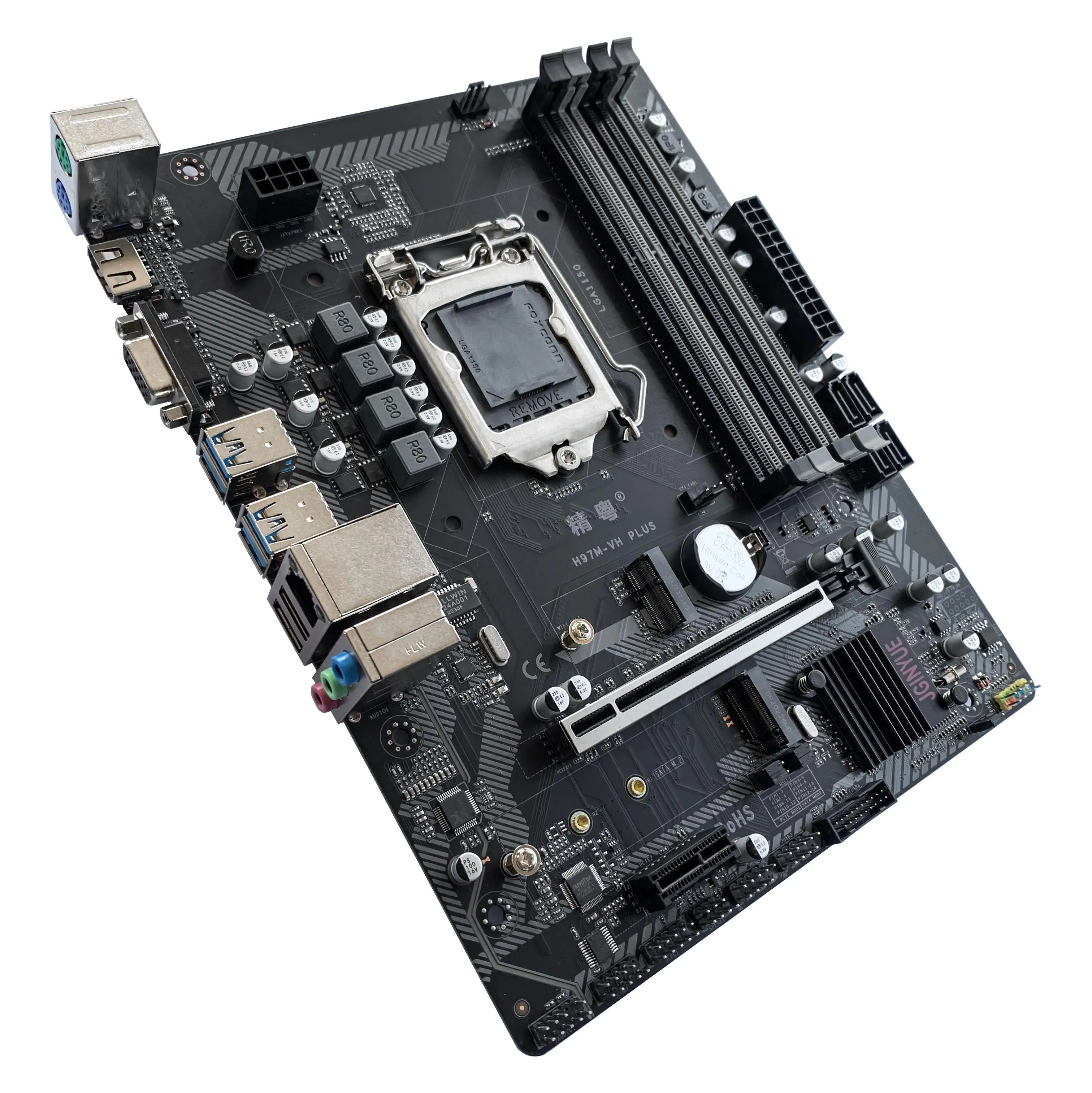 Jginyue H97 Motherboard Lga 1150 Support Intel Core Pentium Xeon Processor Ddr3 Non Ecc Ram Memory With Wifi Jack H97m Vh Plus Motherboards Aliexpress