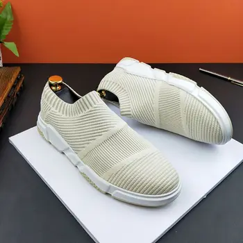 

New Pattern Autumn Cloth Shoe Male Ventilation Male Shoe Casual Shoes Trend Joker Trend Skate Shoes Male Dawdler Tide Shoes And