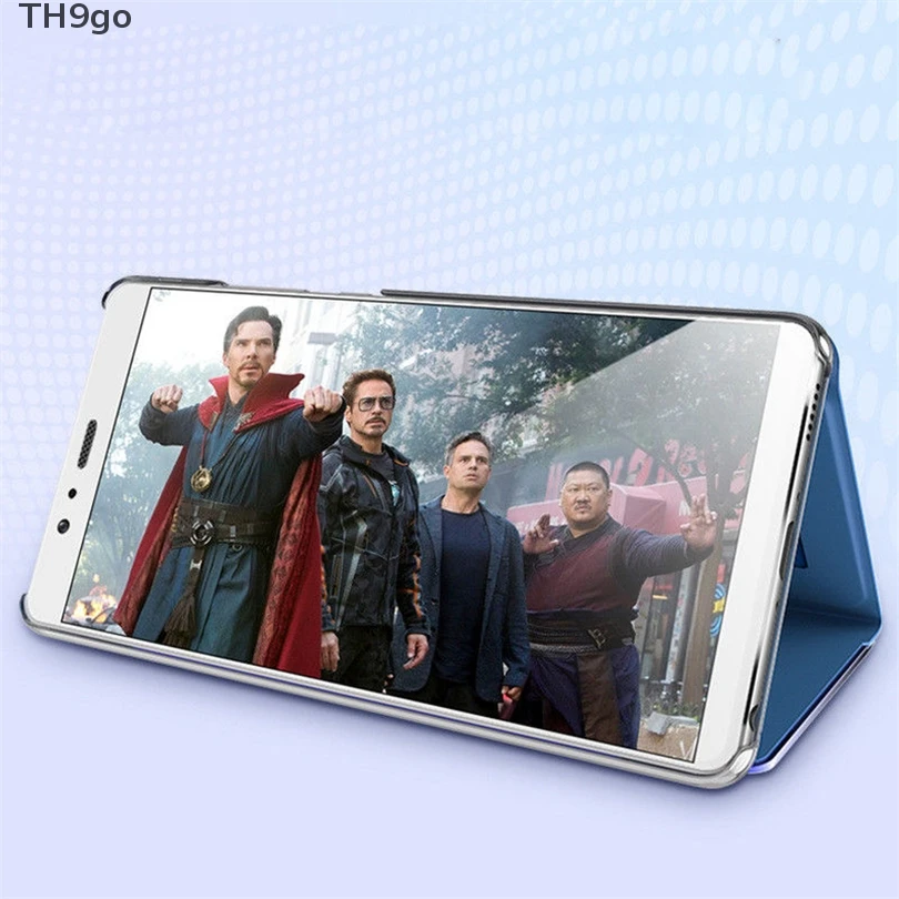 Для Huawei Mate 20X 20 Lite 10 9 8 Pro прозрачный зеркальный чехол для телефона вертикальные