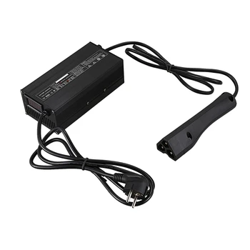 

Trickle Mode 48V 5A Golf Cart Fully Automatic Battery Charger LED Status Lights 3-Pin Connector Fast Charge for EZ-Go RXV TXT Po