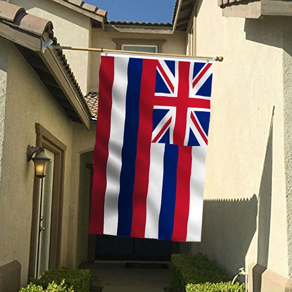 Portable Environmental Protection DIY Colorful Gifts Hanging Background Hawaii State Banner Durable Polyester Indoor Outdoor