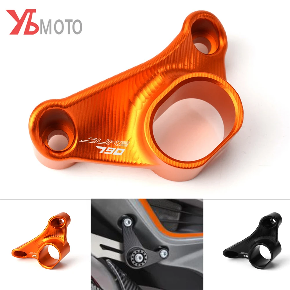Логотип Duke 790 для KTM DUKE 2018 2019 2020 алюминиевый кронштейн выхлопной трубы мотоцикла с