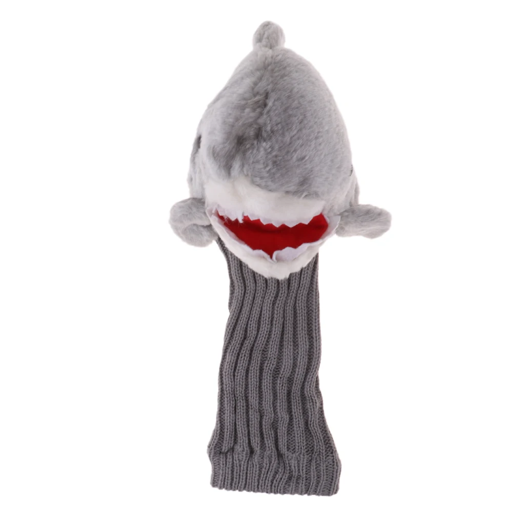 Grey Knitted Golf Club Head Covers Fit For Driver Wood (460cc) Fairway Wood And Hybrid Grey Knitted Golf Club Head Covers Fit For Driver Wood (460cc) Fairway Wood And Hybrid