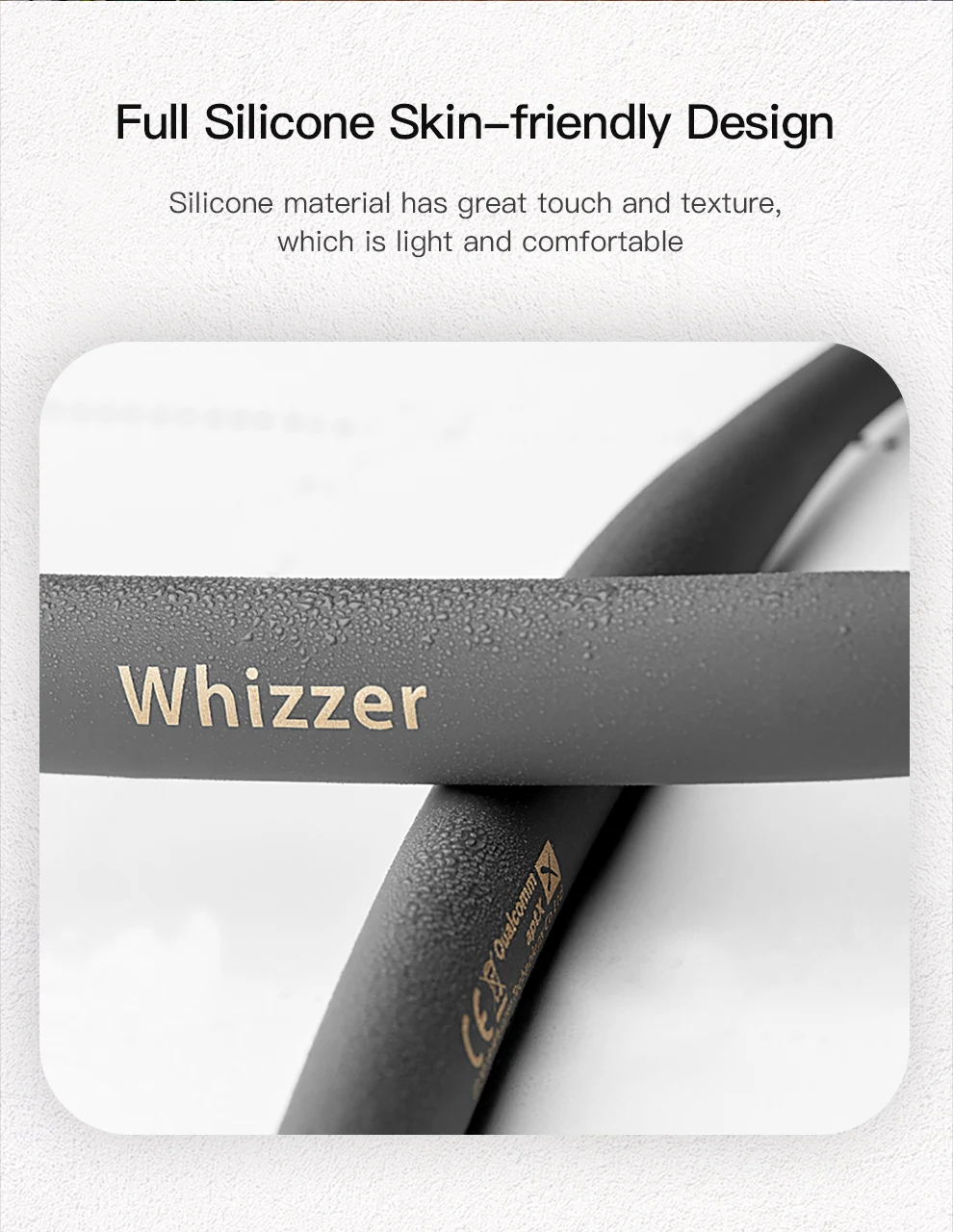 Whizzer AM1E беспроводные наушники Bluetooth HiFi наушники-вкладыши водонепроницаемые спортивные наушники с микрофоном управления для Android IOS