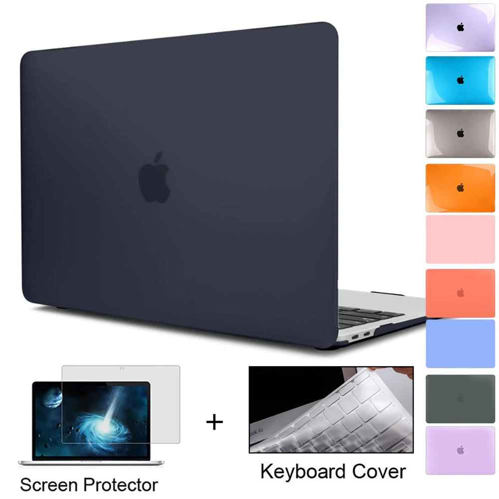 Матовый Прозрачный чехол для ноутбука MacBook Pro Air 11 12 13 15 16 дюймов 2020 2019 A2289 A2179 A2337