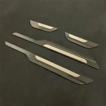 

WELKINRY for Toyota Corolla Sport hatchback E21 2018 2019 2020 outer threshold door sill scuffproof guard plate foot pedal trim