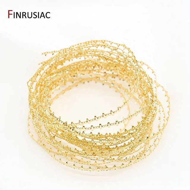 Gold Plated Wire Jewelry Making  Accessories Accessories Wire - Diy  Jewelry Making - Aliexpress