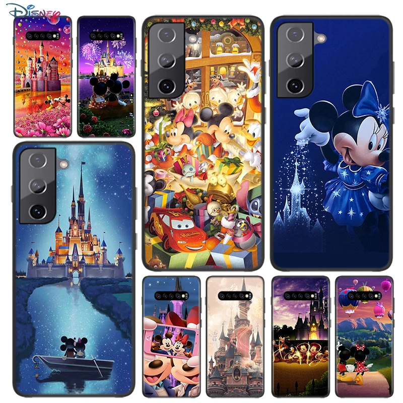 Soft Cover Disney Mickey Castle For Samsung Galaxy S21 S20 FE Ultra S10 S10e Lite S9 S8 S7 Edge Plus Phone Case | Мобильные телефоны
