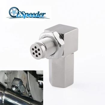 

ESPEEDER Universal 90 Degree Oxygen Sensor Extender 02 Bung Extension Catalytic Converter O2 Oxygen Sensor Spacer