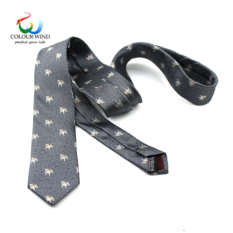 Новый Официальный галстук для мужчин полиэстер узкий на шею 6 см Мультфильм