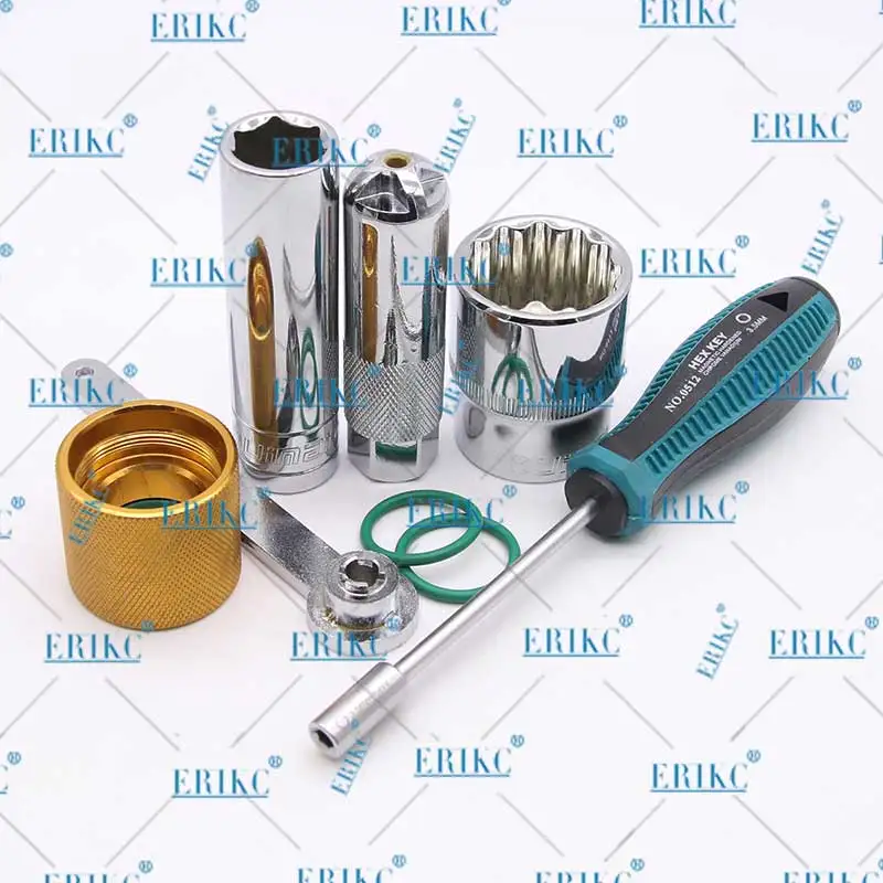 ERIKC CAT C6 C6.4 дизель инжектор селеноидный клапан прокладка зазор инсульта Регулировка измерительный инструмент наборы для экскаватора 320D C6 C6.4