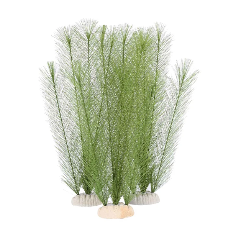 Aquarium Decorations Fish Tank Artificial Green Water Plants Made Of Silk Fabrics Plastic Non-Toxic And Safe For All P | Дом и сад