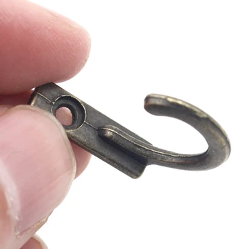 

50pcs Set Wall Hooks Screws Cabinet Hanger For Robe Key Hat Coat Bag Accessories