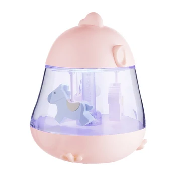 

ABS Portable Kids Room Dimmable Led Musical Carousel USB Rechargeable Baby Night Light Sleep Soothing Bedside Battery Powered
