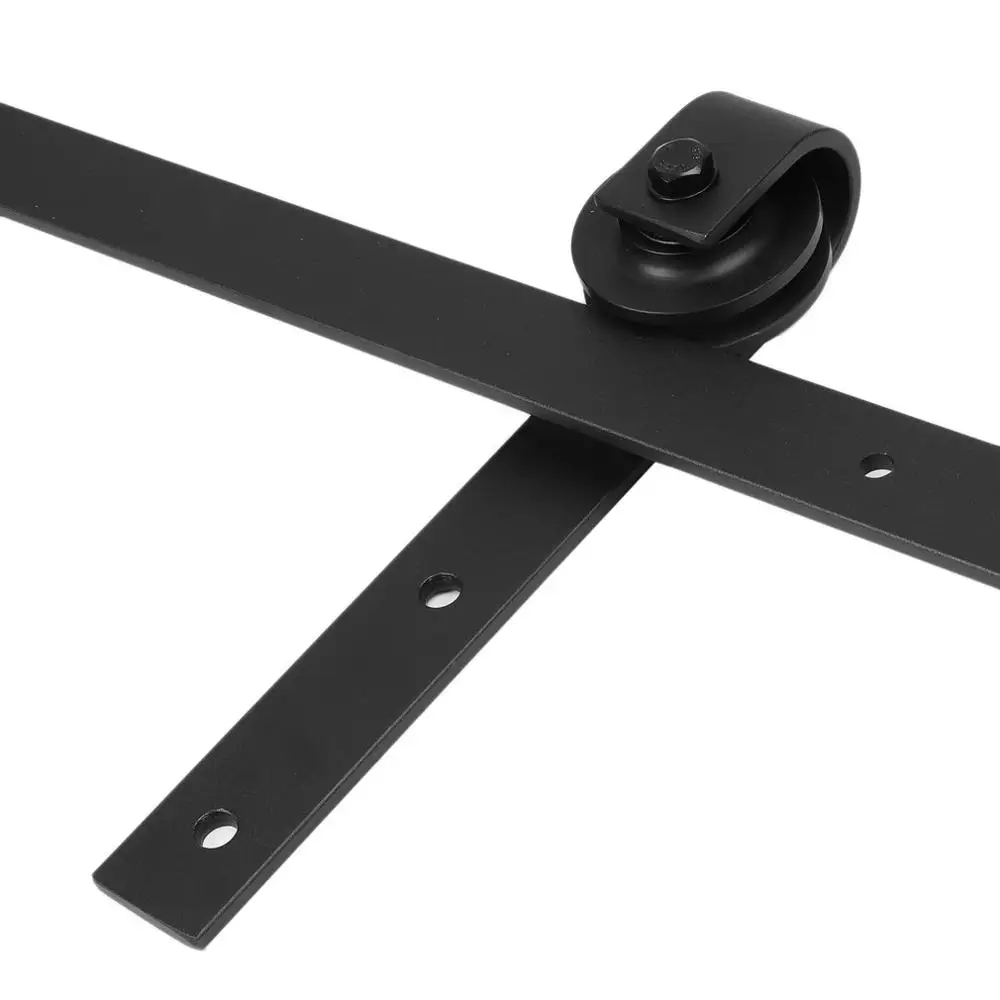 

2019NEW Home Flat Door Rail Sliding Door System Track Wooden Sliding Door Fitting Set