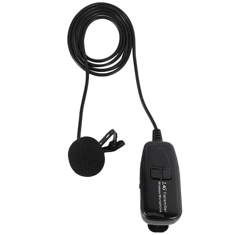 Профессиональный 2 4G Lavalier микрофон камера Микрофон междугородний для телефона DSLR