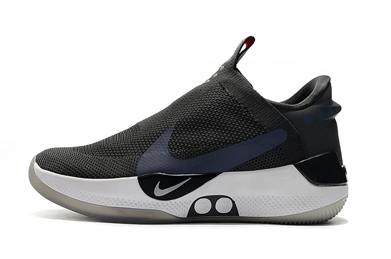 Nike адаптироваться BB Черный Мощность шнуровка Ограниченная серия для мужчин Баскетбол обувь Высокое качество адаптироваться BB черный/красный