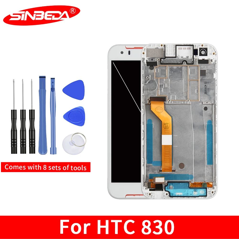 

5.5" Sinbeda For HTC Desire 830 LCD Display Touch Screen with Frame Digitizer Assemble Replacement For HTC Desire 830 Display