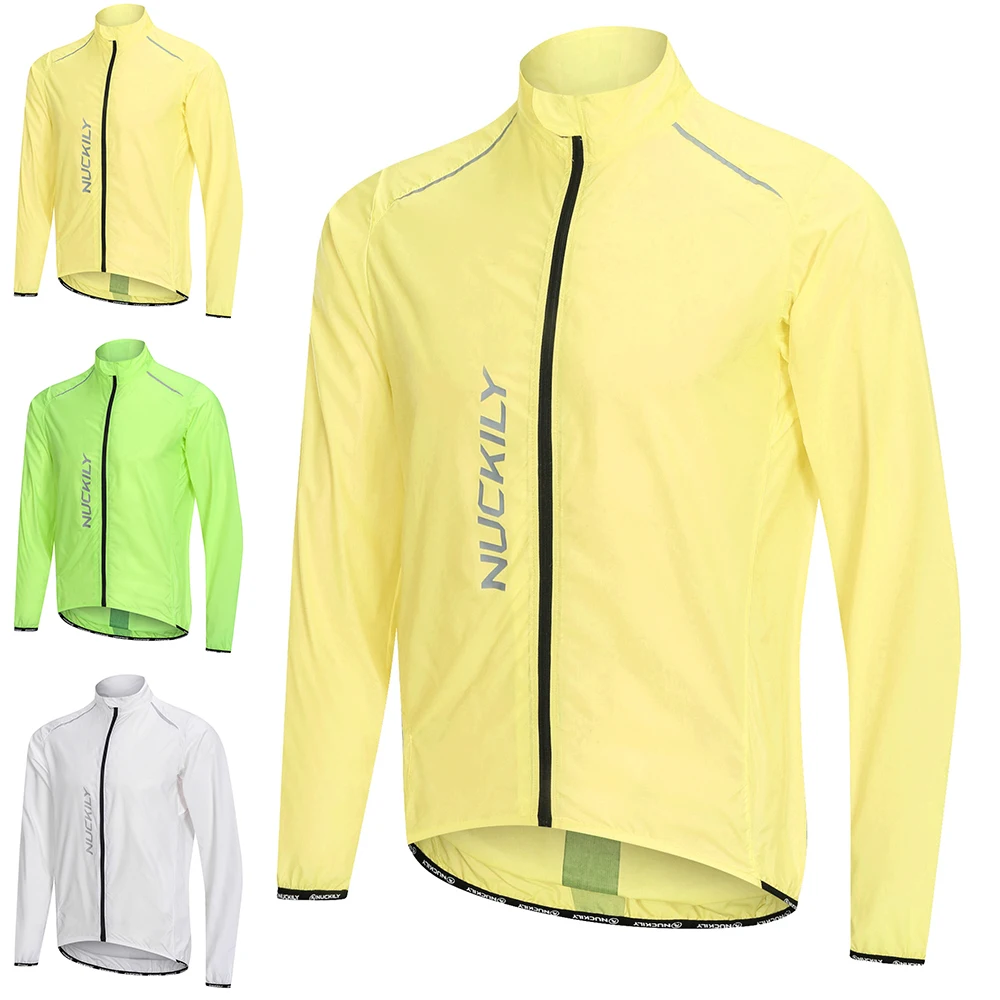 

S-3XL NUCKILY Men Women Outdoor Riding Coat Waterproof Coat Reflective Jersey Jacket Scratch resistant high toughness Coat