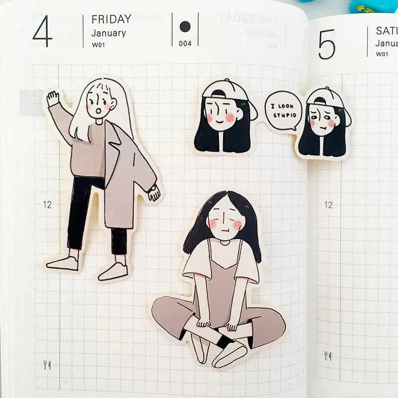 17 шт./компл. внутренний не на работе, студент письмо Стикеры DIY ремесло Скрапбукинг альбом журнал Happy planner декоративные Стикеры s