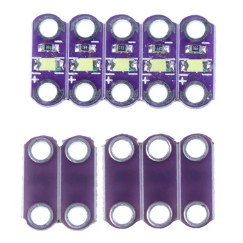 

5PCS/Lot LilyPad LED Assortment with Red/Blue/Green/Yellow/White for Arduino IDS LilyPad LED Module