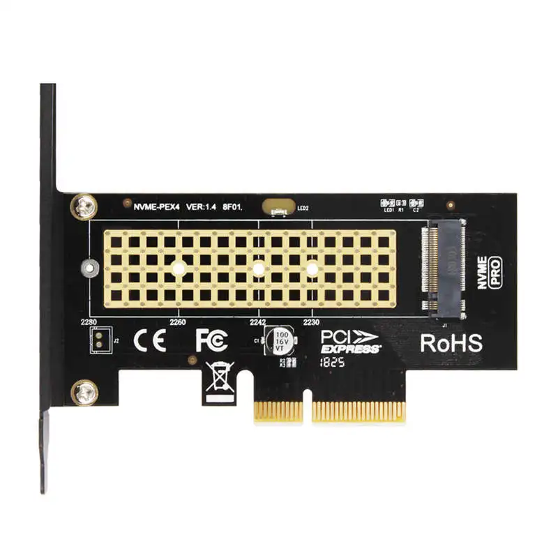 Sk4 M.2 Nvme Ssd Ngff к Pcie X4 адаптер M ключ интерфейсная карта поддержка Pci Express 3,0