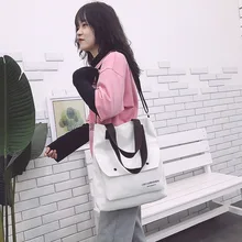 Сумки-холсты женская сумка в Корейском стиле трендовая женская сумка на плечо, для студентов Портативный сумка красивая парусиновая сумка