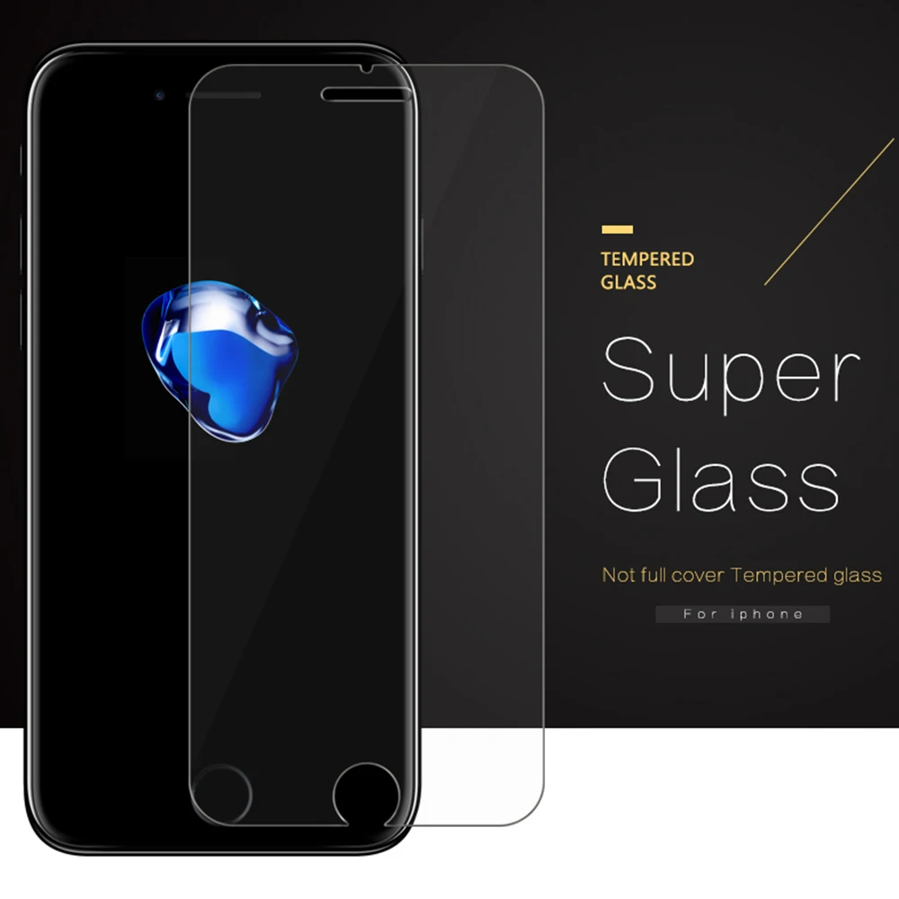 2 шт. закаленное стекло для iPhone 6 6S 7 8 Plus X 10 Защита экрана для iPhone 11 Pro X XS Max XR 5 Защитное стекло для телефона