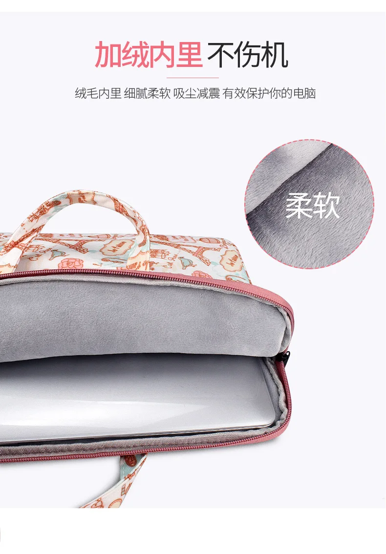 Сумка для ноутбука, внутренняя сумка для ноутбука MacBook Apple, 12345,6 дюймов, Apple pro, huawei, печать