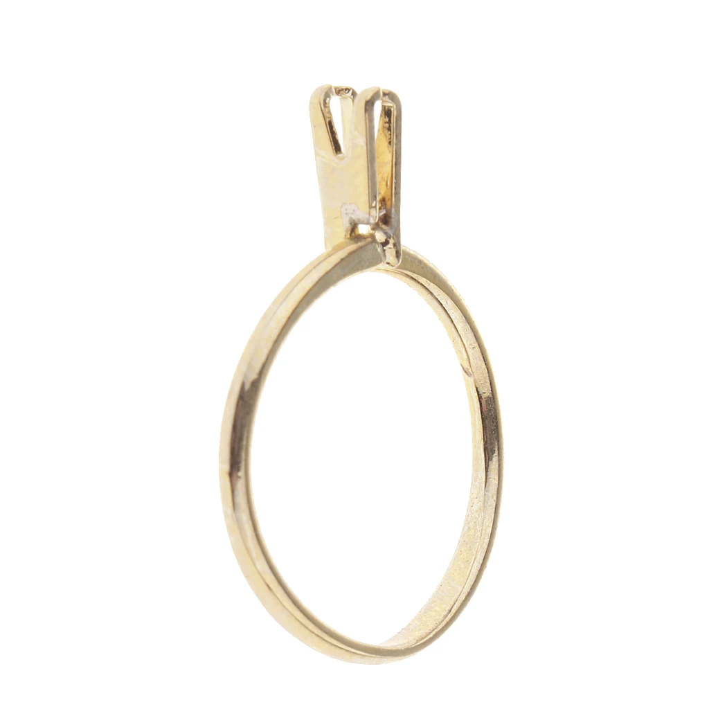Stainless Steel Spring Type Ring Stone Holder Display Jewelry Tools