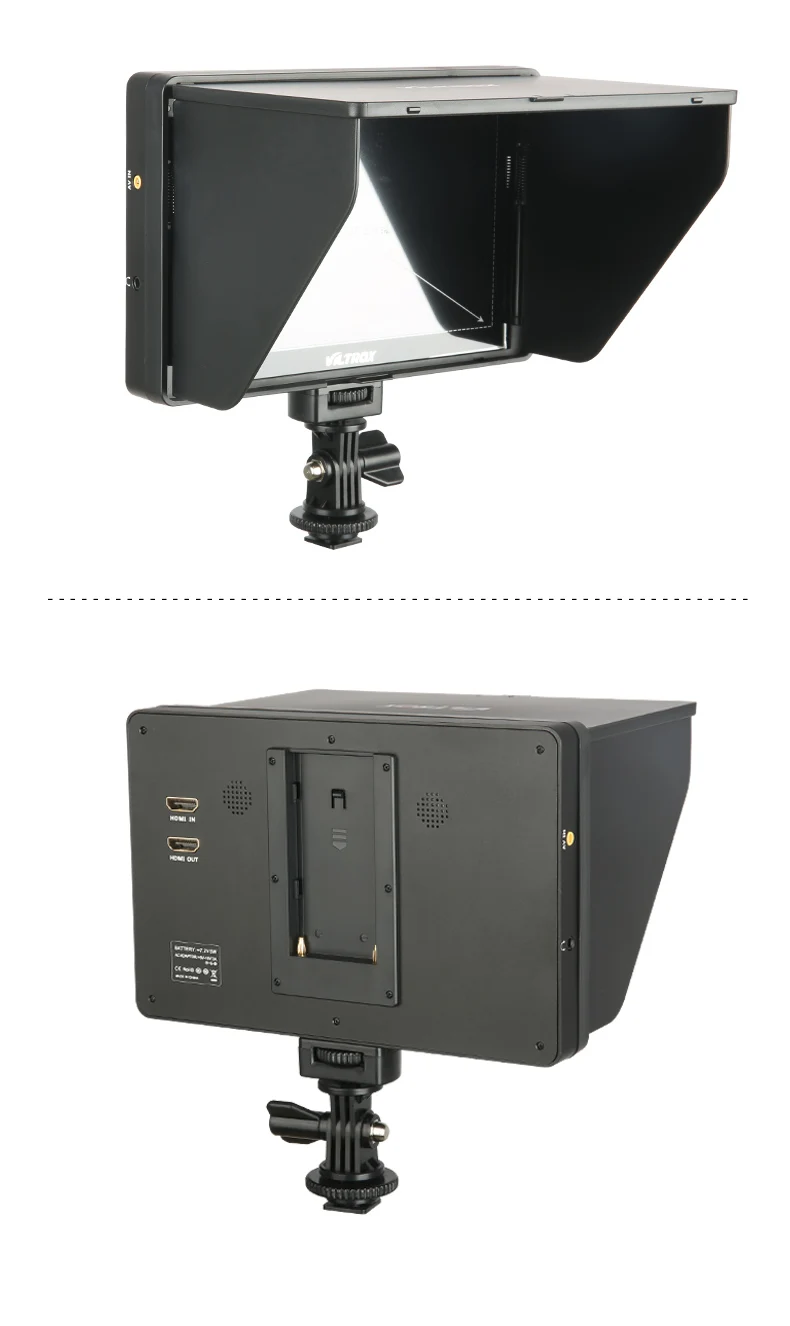 DC-70HD 7 ''1920x1200 HD ЖК-дисплей для камеры, видео монитора, поля ips, HDMI, AV вход, батарея и зарядное устройство для Canon, Nikon, DSLR