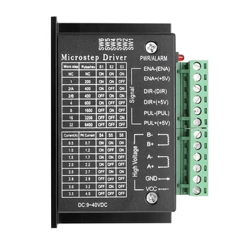 

TB6600 Stepper Motor Driver 42/57/86 Router Machine 32 Segments Upgraded Version 4.0A 42VDC for CNC Router Engraving Machine