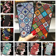 Funda 3D con flor en relieve para móvil, carcasa trasera de silicona para Huawei Honor 5C, Honor 6A, 6X, 7x, Honor 7 Lite, GT3, 5C
