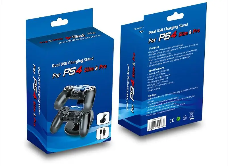 

Fast Charger Dock Dual USB Charging Stand for Sony PlayStation PS4 Controller Fast Charger