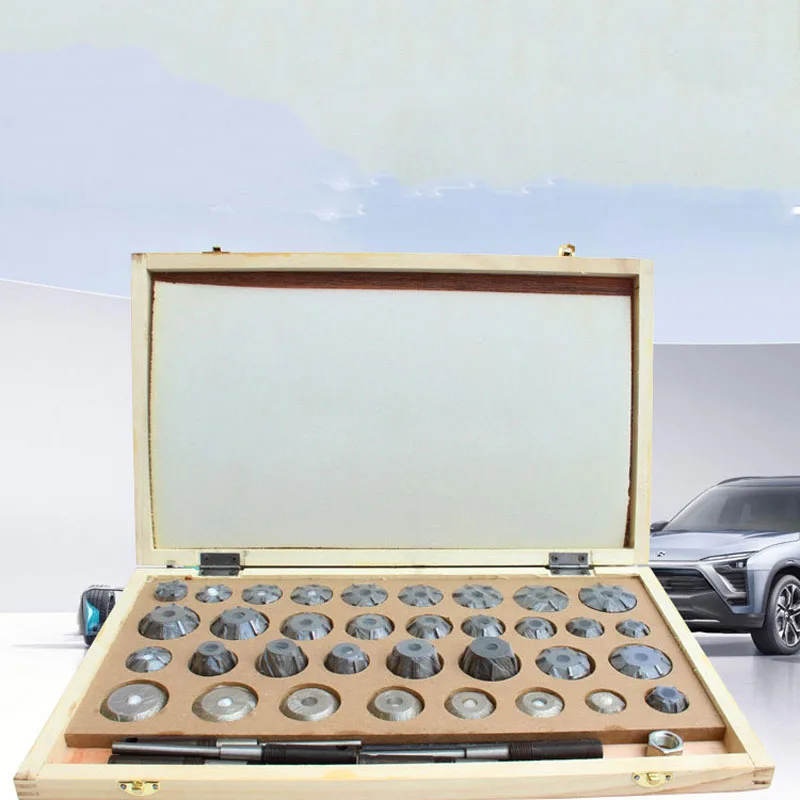 Trailer 40Pcs valve seat reamer valve seat cutter vehicle comprehensive auto repair tool set high quality valve repair tools 5