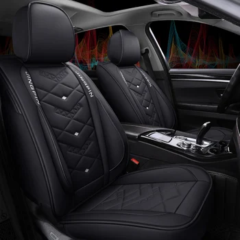 

Pu Leather Car Seat Cover Set Universal Auto Car Seat Protector for Volvo VW Car Accessories