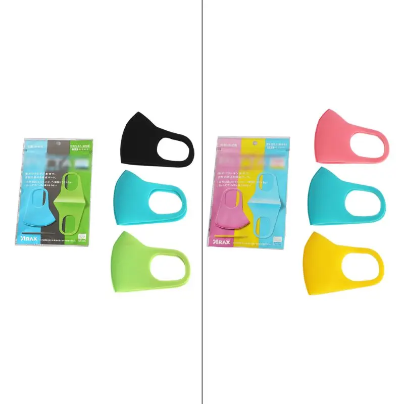 

3Pcs Washable Cotton Anti Haze Dust PM2.5 Mask Children's Mouth Mask