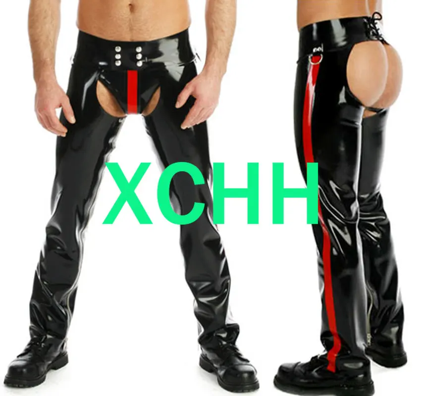 Sexy Latex Man Pants Handmade Men Trousers kakegurui cosplay costume
